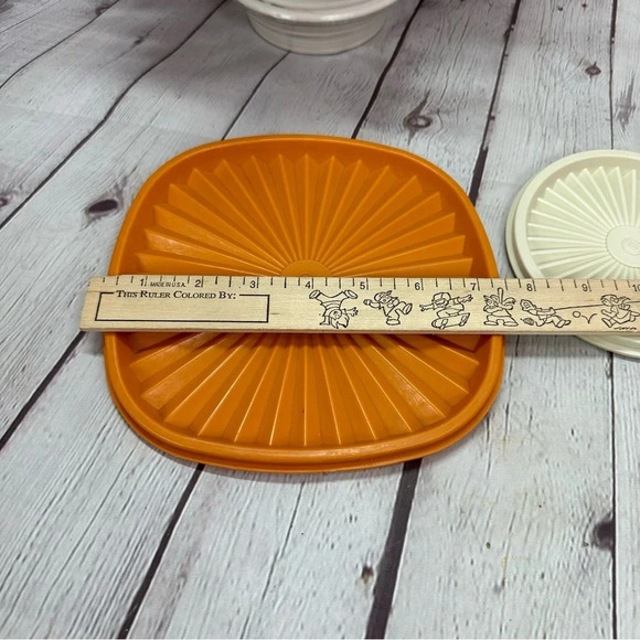 vintage tupperware servalier seals 5" and 7" instant bowl seals - Picture 2 of 6